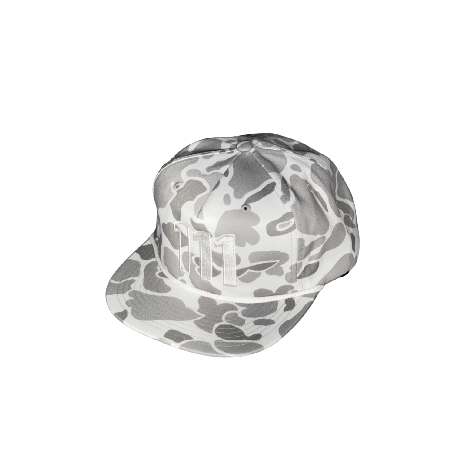 111 White Camo Hat
