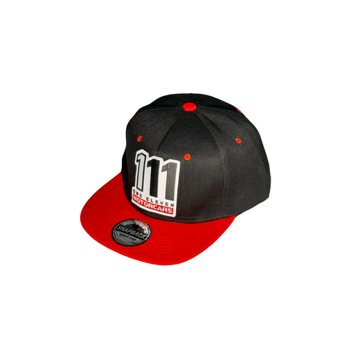 111 Red and Black Hat