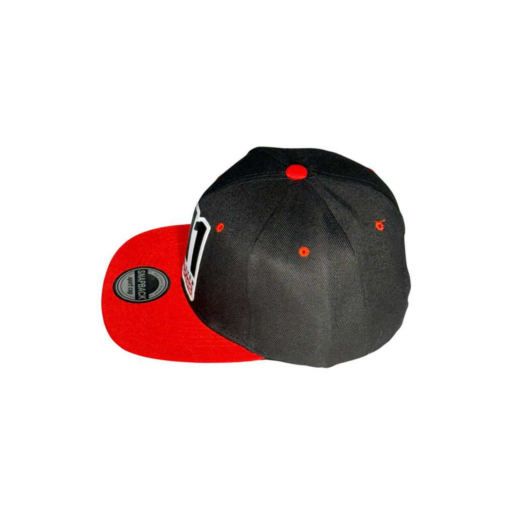 111 Red and Black Hat