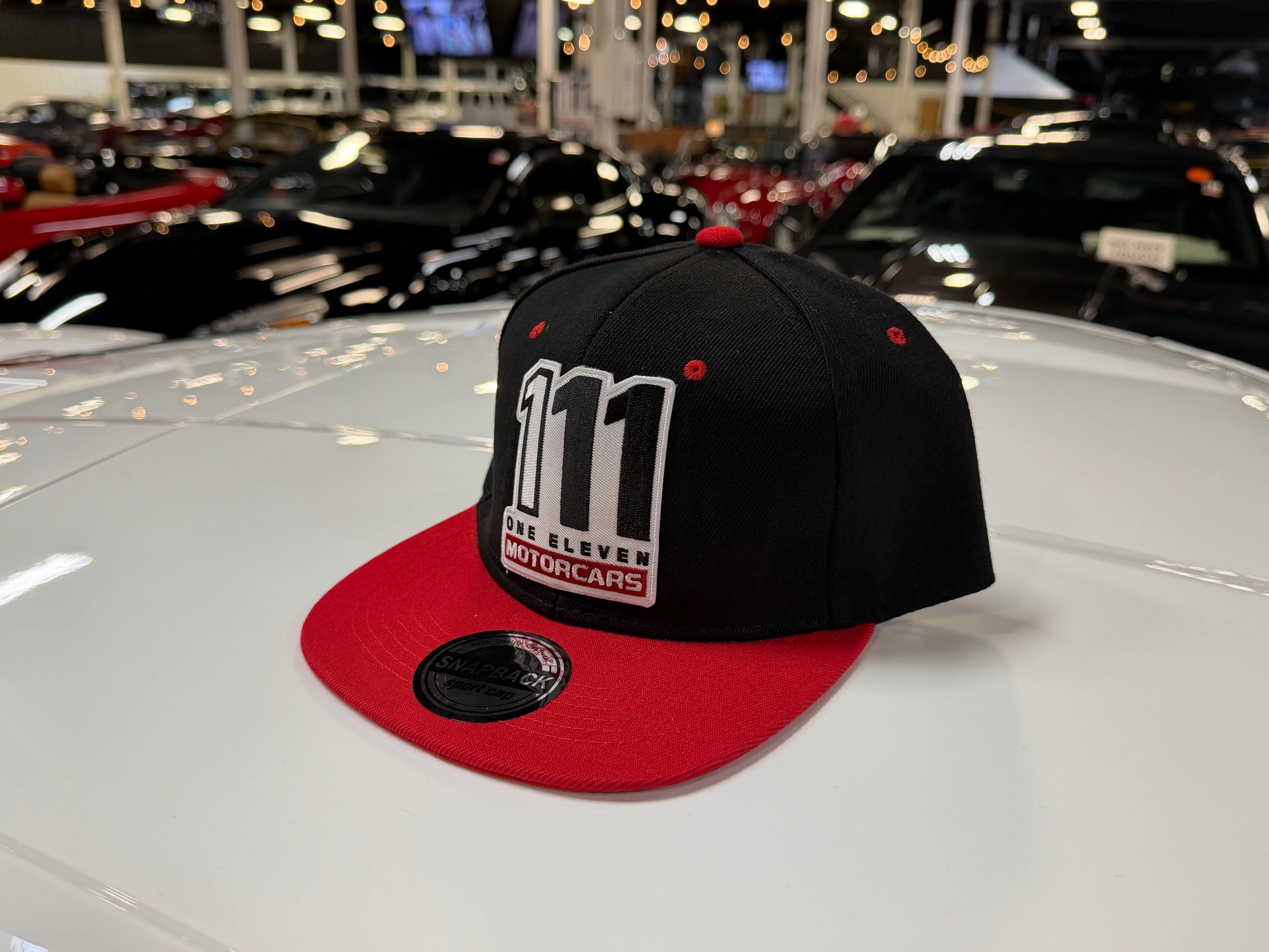 Red and Black Hat