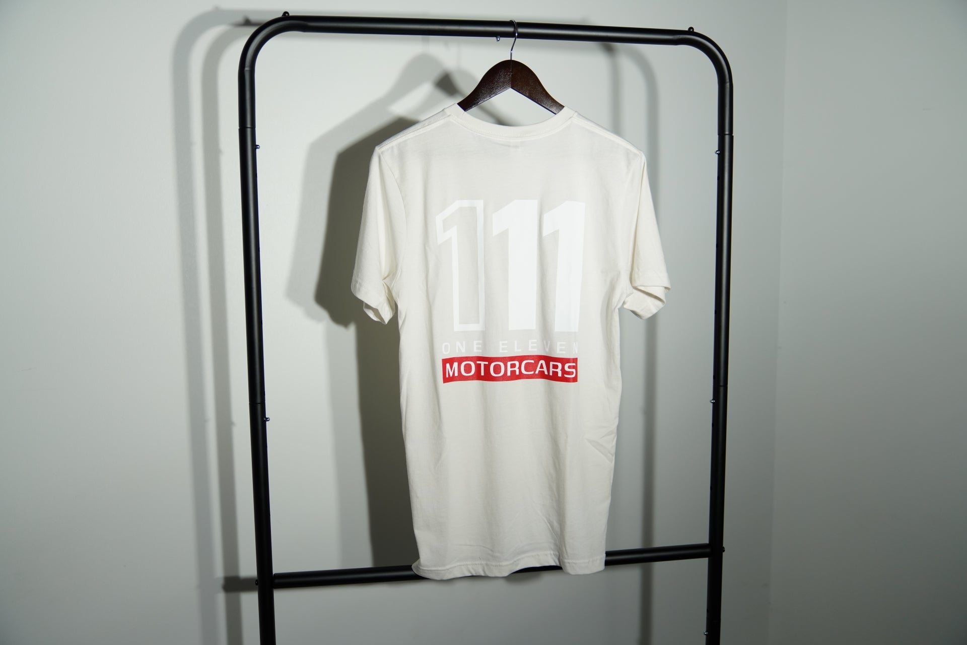 111 Motorcars Cream Shirt with White Logo