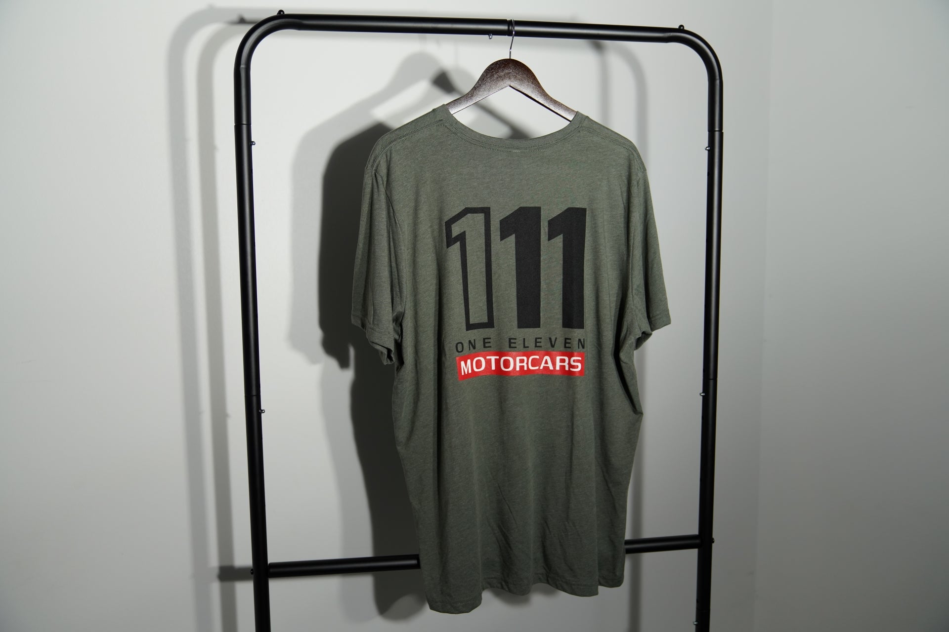 111 Motorcars Sage Gray Shirt with White RS Logo set