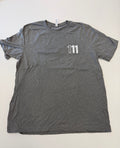 111 Motorcars Heather Gray Shirt with White Logo