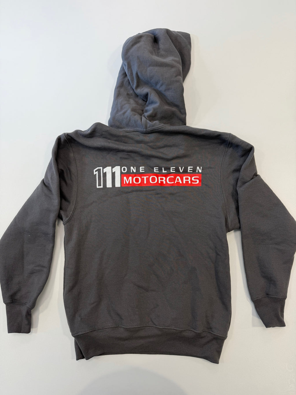 111 Motorcars Hooded Sweatshirt Solid Gray